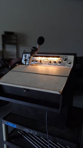 Vintage Sound Craft System Lecternette Model L56B &amp; Microphone SC22