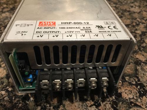 Mean Well HRP-600-12 AC/DC Power Supply Single-OUT 12V 53A
