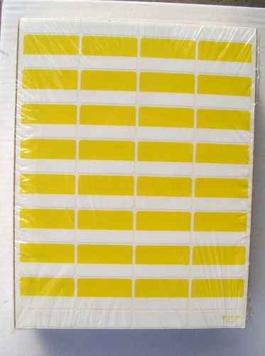 1600 Yellow Stickers Labels (50 sheetsx32) Printable Removable Garage Sale Flea