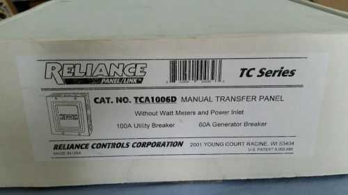 Reliance Controls Transfer Switch  TAC 100A/60A TCA1006D