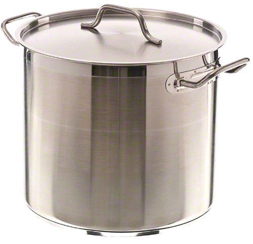 NEW Update International (SPS-20) 20 Qt Stainless Steel Stock Pot w/Cover