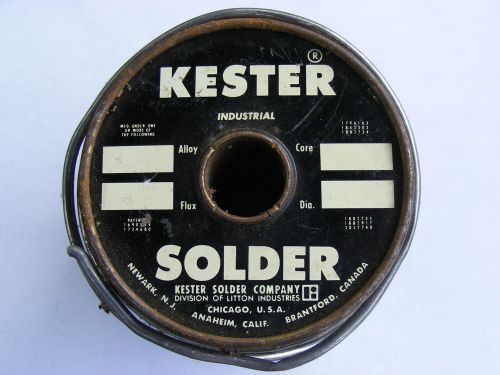 Vintage Kester Solder 6 Pounds 10.9 Ounces