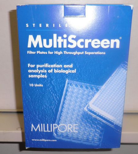 Millipore Multiscreen-GV MAGVS2210 Low Protein 0.22um Hydrophilic Membrane w/Lid