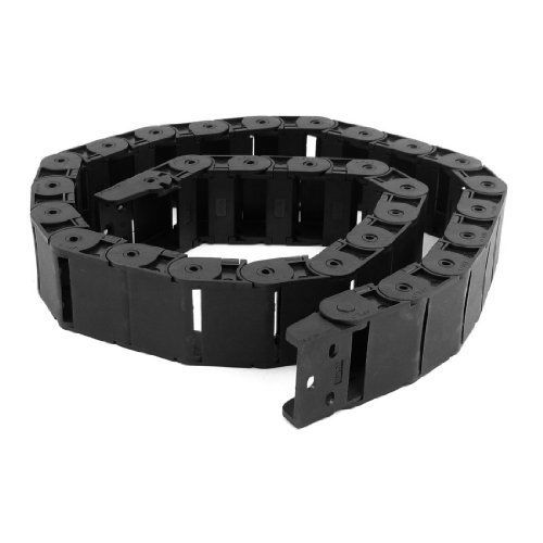 Amico 1.04M Black Open Type Towline Cable Carrier Drag Chain 18mm x 37mm