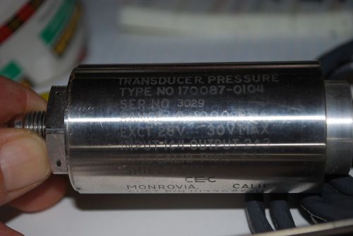 Lot of 2 Industrial Pressure Transducer 0-1000 PSI