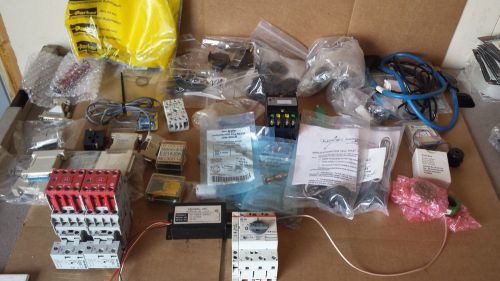 70+ Pc Lot of Electrical Equipment Parts Allen Bradley ABB Parker EZ Hook ECT