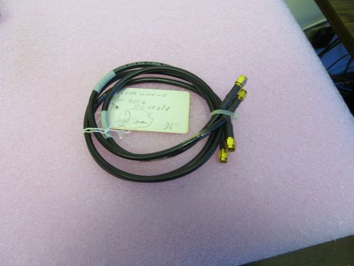 RG-223/U CABLE, 26 INCHES., SMA(MALE) CONNECTORS, ALPHA WIRE #9223, LOT OF 2