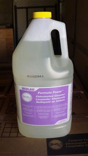Ecolab 1112176 Formula Foam Chlorinated Cleaner 1 Gallon Case of Four