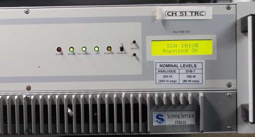 200w Television Power Amplifier Transmitter Analog digital PAL NTSC DVBT ATSC