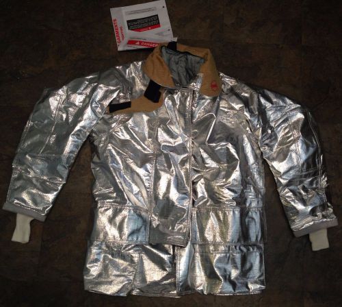 Globe gxtreme aluminized pbi firefighter turnout jacket size 44 x 35 &#039;05 for sale