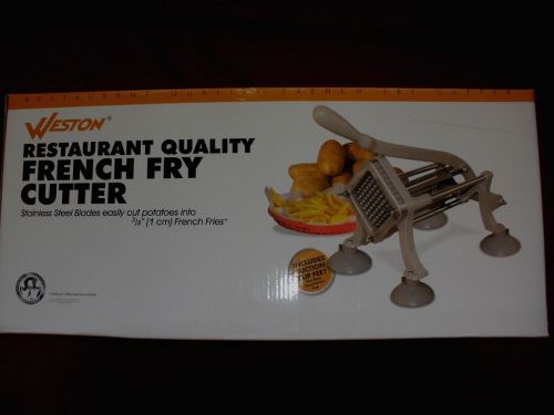 Weston restaurant quality french fry cutter slicer maker knife plate dish for sale