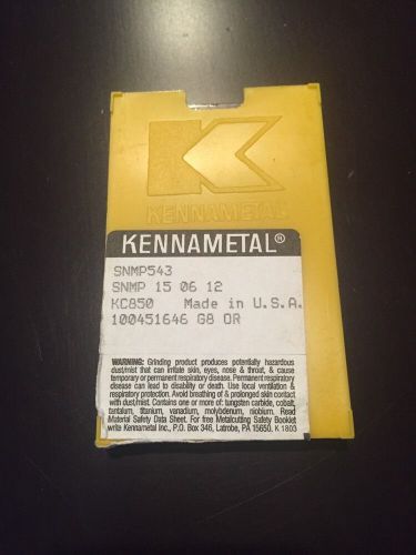 Kennametal Carbide Inserts Qty5 SNMP 543 KC850