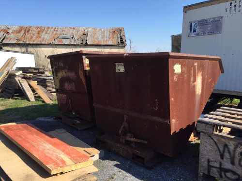 One  3 YD FRONT END HOPPED Dumpster