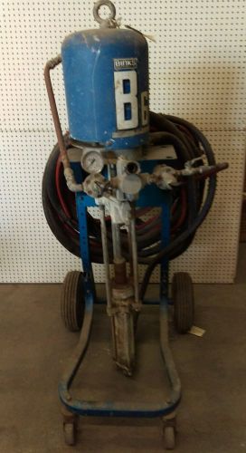 Binks B6 Industrial paint sprayer with model 18d gun used local pickup