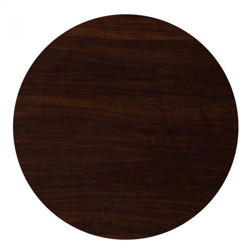 36&#039;&#039; round resin restaurant table top in resin walnut finish - bar table top for sale