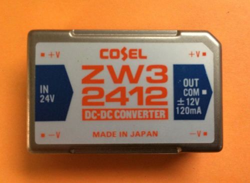 Cosel Zw3 2412 DC-DC 24V-12V 120mA Converters