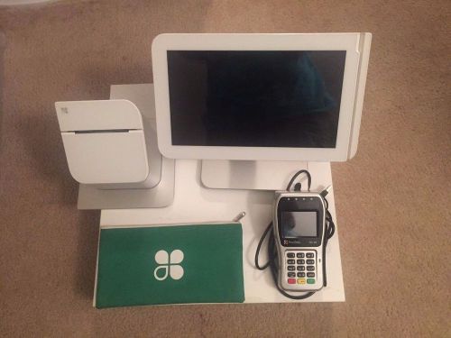 Clover c100 pos retail touch system w/ p100 printer, cash drawer plus pin pad! for sale