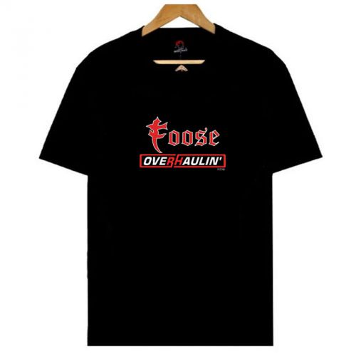 Foose Over Haulin Logo Mens Black T-Shirt Size S, M, L, XL - 3XL