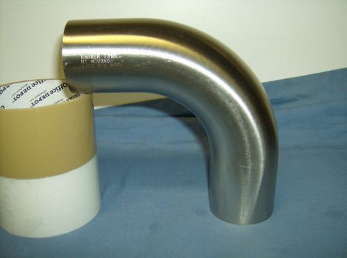 New Parker Sanitary 2” Long Axis 90 Degree Butt Weld Elbow T316L SS US Seller