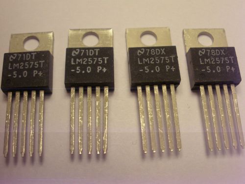 ( 6 PC. ) NATIONAL LM2575T-5.0 SWITCHING REGULATOR, 5 LEAD TO-220, NEW