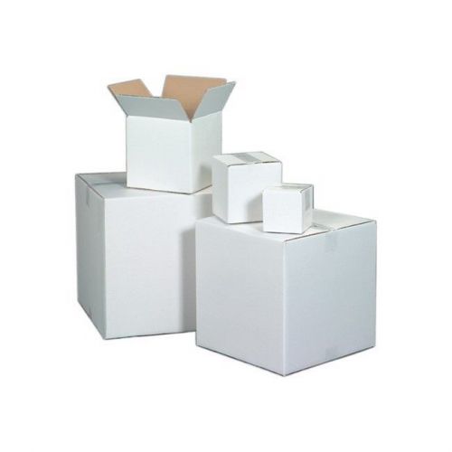Corrugated Shipping/Packing/Moving, 10 x 8 x 6, White, 25/Bundle