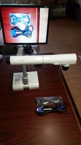 Elmo TT-02RX Portable Document Camera / Overhead Visual Presenter +power+cables!