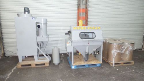 MICRO CLEAN 48A DRY MEDIA ANILOX CLEANER CLEANING WITH DC100 VAC AND MEDIA