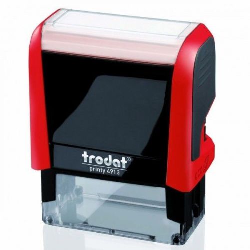 Trodat Printy 4913 Self Inking Rubber Text &amp; Logo Stamp 57x21mm (up to 5 Lines)