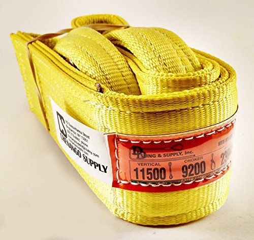 Dd sling. multiple sizes in listing made in the usa 4&#034; x 6, 2 ply, nylon lifting for sale