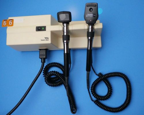 WELCH ALLYN 767 TRANSFORMER- OTOSCOPE &amp; OPHTHALMOSCOPE w/Heads (Good Condition)