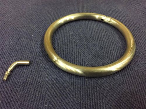 Bull Nose Rings Stainless Steel 3.5&#034; x 5/16&#034; with Key - Veterinary Livestock
