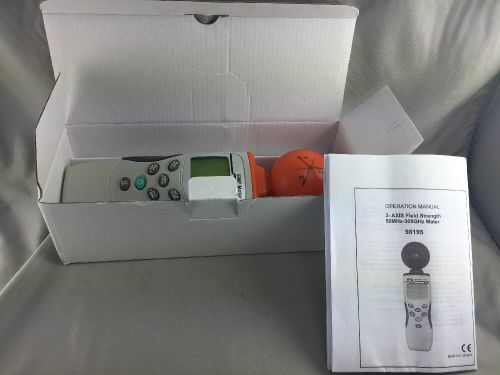 3-axis isotrophic measurement emf rf radiation field strength meter 50mhz~3.5ghz for sale