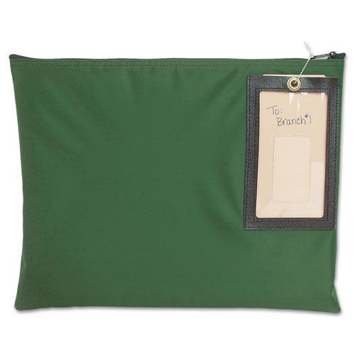 Cash transit sack, nylon, 14 x 11, dark green for sale