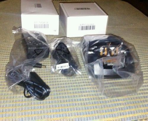 Motorola impres single unit charger kit # wpln4232a chord # epnn9288a for sale
