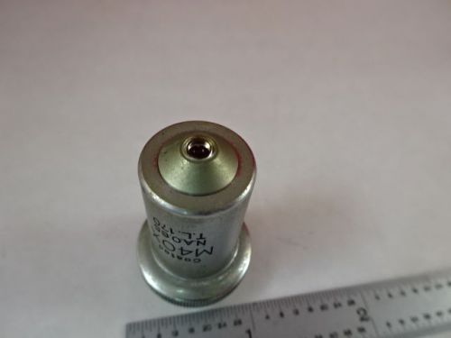 For parts microscope part unitron objective m40 cracked optics as is bin#s4-a-14 for sale