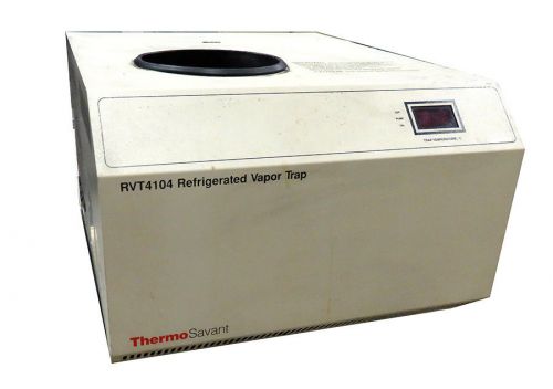 (see video) thermo savant refrigerated vapor trap model rvt 4104 12823 for sale