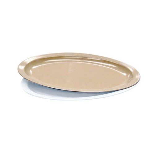 Adcraft MEL-OP14T Oval Platter 13.25&#034; Tan 12/Case