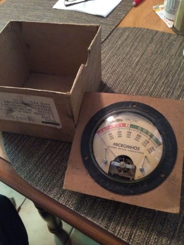Vintage Micromhos Meter 1955 Tester