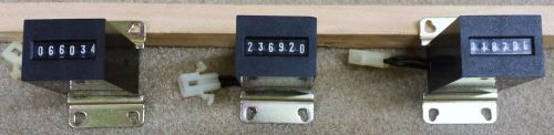KEP KE610 RB 6-Digit Analog Electrical Counter DC 12V Pot O Gold / Cherry Master