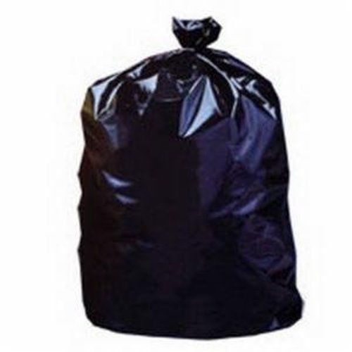 Black disposable burial poly bags 33&#034; x 50&#034; - non printed for sale