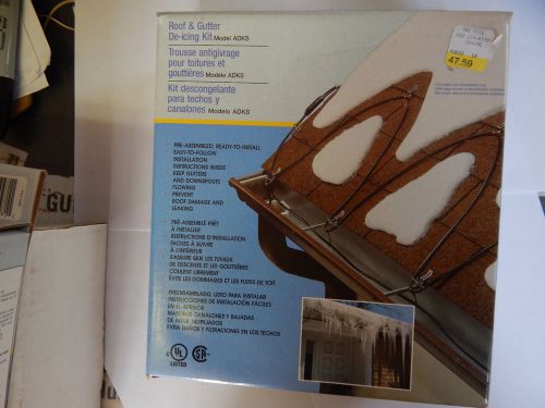 Easy Heat Roof &amp; Gutter De-Icing Kit, #ADKS-0300, New In Package, 60&#039; Long