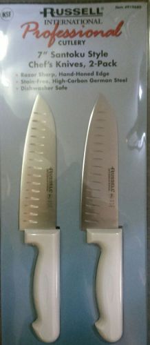 Russell Professional 7&#034; Santoku Style Chef&#039;s Knives 2-Pack