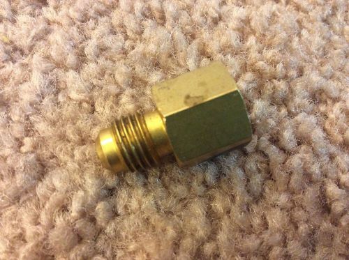 Cbi lx84 r134a a/c tank adapter 1/2&#034; acme female x 1/4&#034; sae male fitting for sale