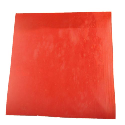 Silicone rubber sheet high temp solid red commercial grade 8 &#034;x 8&#034; x 1/8&#034; for sale