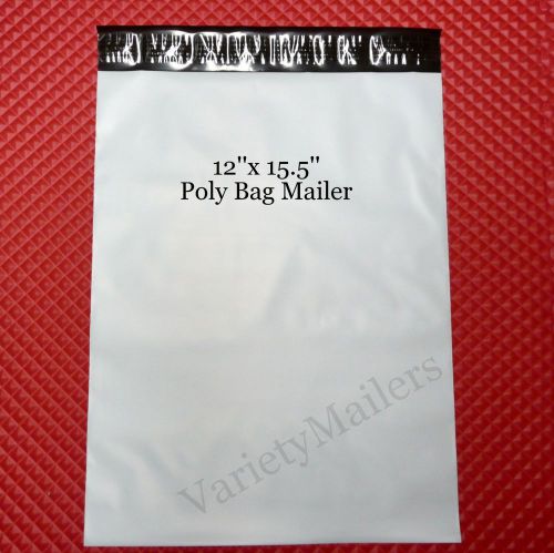 20 high quality 2.5 mil poly bag postal mailing envelopes 12&#034;x 15.5&#034; selfsealing for sale