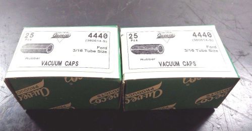 Au-Ve-Co Rubber Vacuum Caps, 3/16&#034; Tube Size, Ford, QTY 50, 4440 |KD1| RL