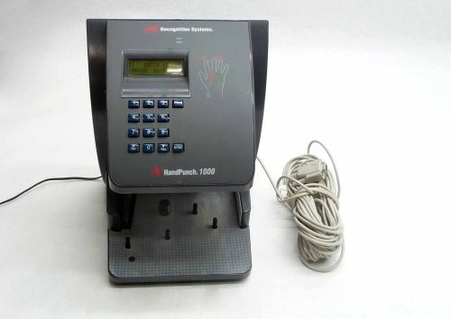 Ingersoll rand recognition systems handpunch 1000 biometric time clock hp-1000 for sale