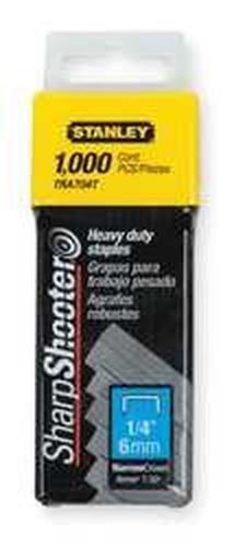 Stanley TRA704T 1/4-Inch/6mm Heavy Duty Staples 1000 per Pack (4 Pack)