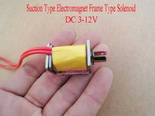 1PCS DC 3V-12V Micro Inhaled Suction Type Electromagnet Frame Type Solenoid DIY
