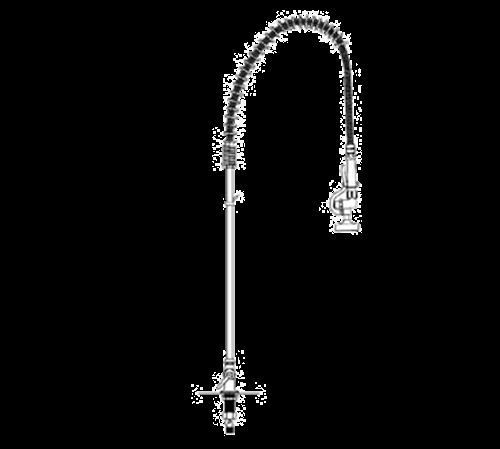T&amp;s brass b-0113-y easyinstall pre-rinse unit spring action gooseneck 45&#034;h for sale